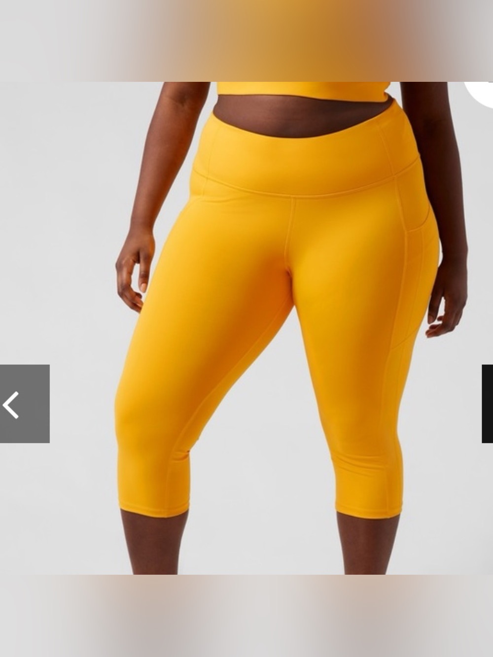 NWT Athleta Ultimate Stash II Capri Sz M